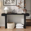 Okak 60IN Farmhouse Narrow Console Table, Entryway Table with Thick and Long Tabletop, Rustic Accent Table for Living Room, Hallway