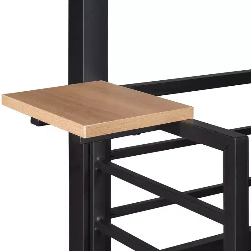 Letto a castello in metallo, letto a castello doppio con scivolo, letto a castello doppio a forma di casetta con sponde per la cameretta dei bambini