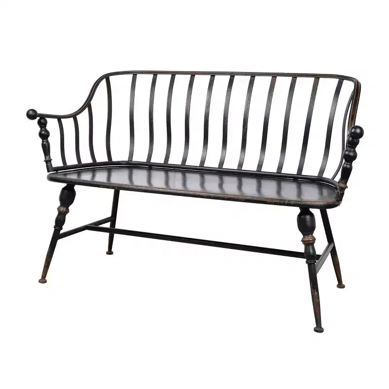 Panchina divano Warren in metallo 50x25x32