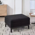 TUYOHW Poggiapiedi moderno con contenitore, poggiapiedi imbottito con coperchio reversibile, tavolino versatile per soggiorno, camera da letto, ingresso