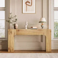 COZONY Long Console Table, Wooden Farmhouse Sofa Table for Entryway, Hallway & Living Room
