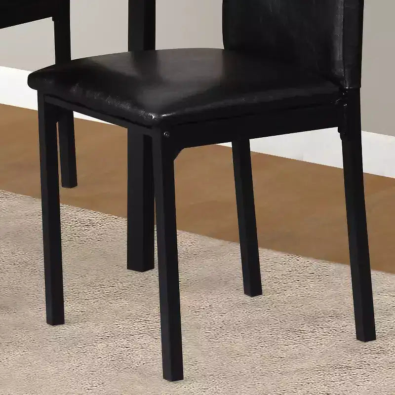 Set da pranzo Nolan con struttura in metallo e piano effetto marmo