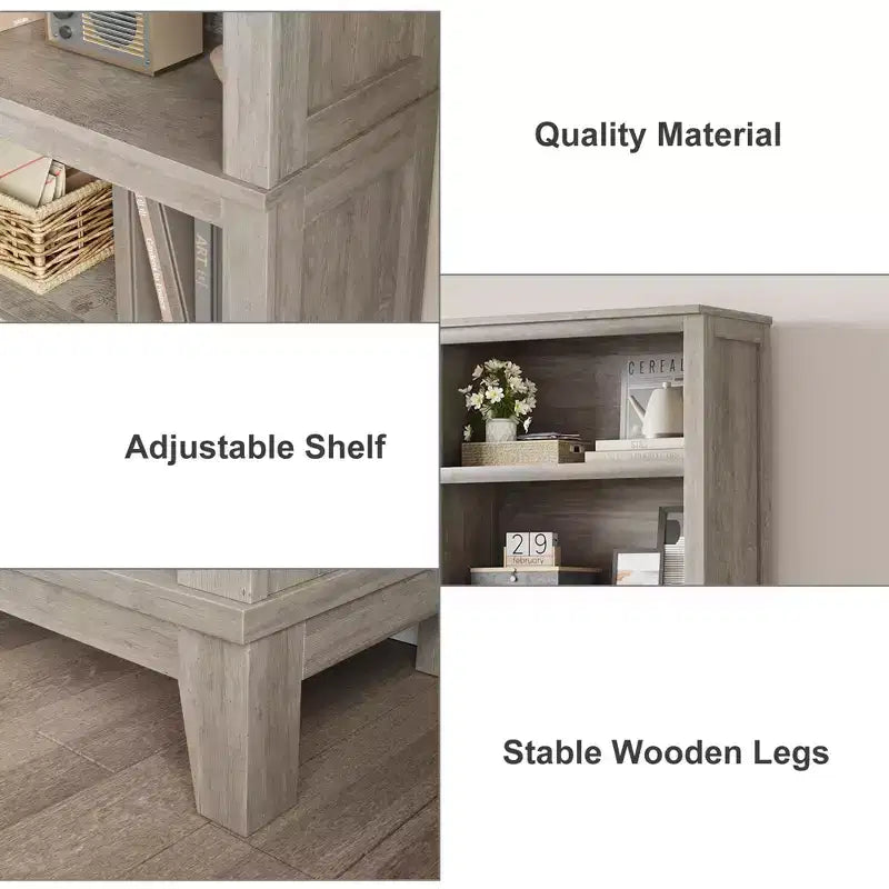 Libreria a 5 ripiani - Scaffale stretto alto 180 cm con ripiani regolabili e gambe in legno, per soggiorno, ufficio, camera da letto