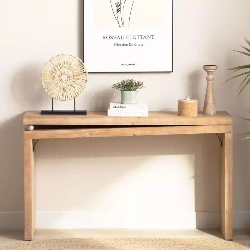 Consolle moderna, Tavolo elegante da ingresso con bordo decorativo perlato, Tavolo da corridoio per soggiorno, Ingresso